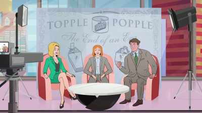 But only the manliest
drinkers can handle topple. - Birdgirl
