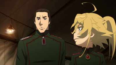 But even railway guns
aren't a serious threat. - Saga of Tanya the Evil: The Movie