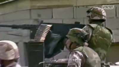 But while Saddam's armies
were decimated, - While The Rest Of Us Die