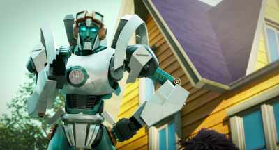 But nobody said where
we had to be grounded. - Transformers: EarthSpark
