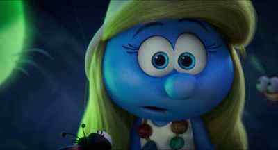 But this scene really, really works effectively, - Smurfs: The Lost Village