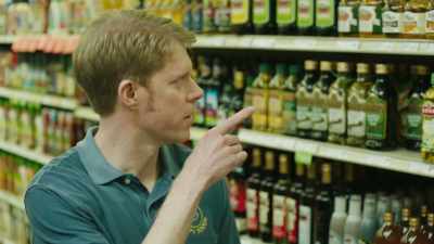 But she's also, you know, olive
oil, because she's super -- - Shrink