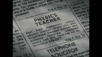 But, shortly after, George
became a physics teacher - Splashback