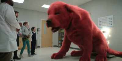 - But slowly!
- [crackles] - Clifford the Big Red Dog