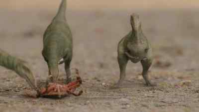 But some youngsters
develop hunting instincts early. - Prehistoric Planet