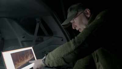 But something,
and you can see as this thing
moved across, - Expedition Bigfoot
