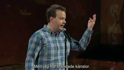 But sometimes,
I feel conflicted about that - Mike Birbiglia: Thank God for Jokes