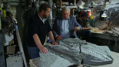 But as soon as it had done this
injury, this thing just sank - Attenborough and the Sea Dragon
