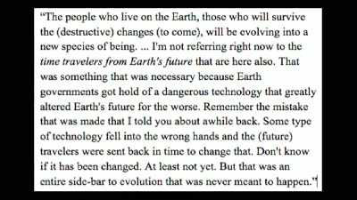 But that was an entire
sidebar to evolution - Truth Hunter