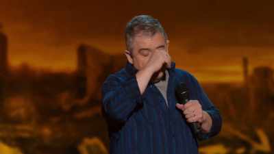 But the cameras aren't loading,
and I'm waiting for it. Goddamn it. - Patton Oswalt: We All Scream