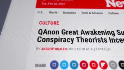 But the campaign
to derail QAnon - Q: Into the Storm