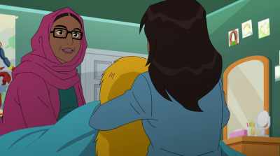 But the day before he was
leaving for America, - Marvel Rising: Secret Warriors