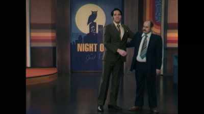 But the gap between Delroy
and Carson continues to widen. - Late Night with the Devil