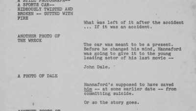 But the information
that he wrote for that introduction - A Final Cut for Orson: 40 Years in the Making