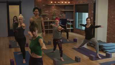 But the key to this
pose is standing tall. - Psycho Yoga Instructor