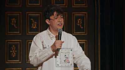 But the lift still said "bloop." - Phil Wang: Wang in There, Baby!