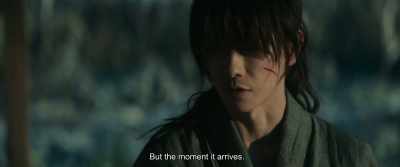 But the moment it arrives… - Rurouni Kenshin: The Beginning