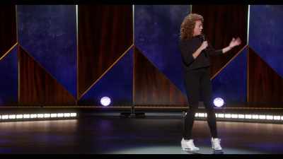But the more I think
about men having periods, - Michelle Wolf: Joke Show