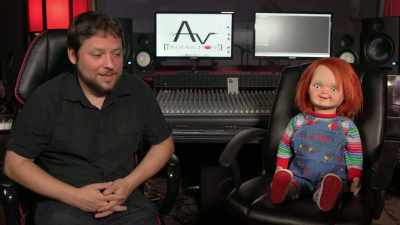 But the one scene
that we had was like - Living with Chucky