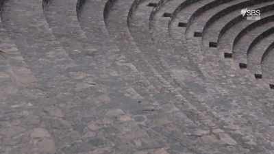 But when the theatre was enlarged, - Roman Megastructures
