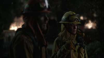 But if the trees are
wrapped in fire blankets, - Fire Country