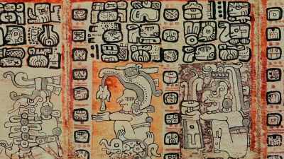 But their glyph writing is still
only partially understood, - Lost Treasures of the Maya