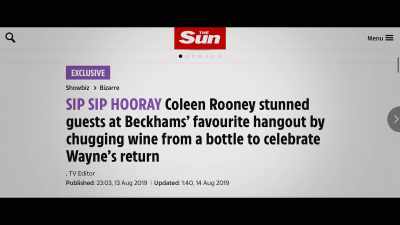 But then, a few days later, - Coleen Rooney: The Real Wagatha Story