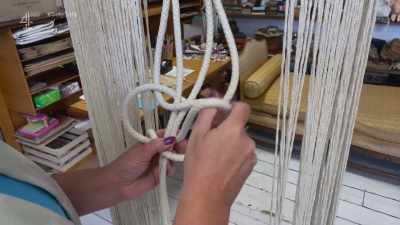 But then I've got what
I call a square knot. - Escape to the Chateau: Make Do & Mend