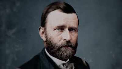 But then you met his eye, - Grant