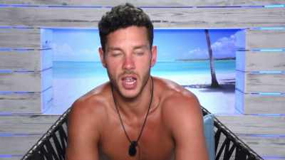 But then, obviously,
she sees me talking to Tina, - Love Island