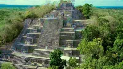 But there was also
a dark side of blood, - Lost Treasures of the Maya