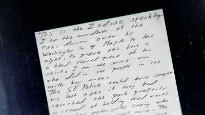 But there are certain letters - Myth of the Zodiac Killer