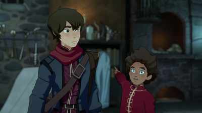 But there's no trick this time.
Please, look. - The Dragon Prince