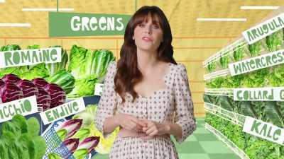 But there's one green - What Am I Eating? With Zooey Deschanel