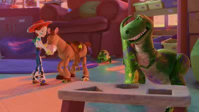 But these toddlers they don't know how to play with usThey're too young Yeah they're sticky - Toy Story 3