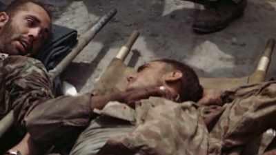BUT THEY AREN'T THE ONLY
ONES SUFFERING ON SAIPAN. - The Pacific War in Color