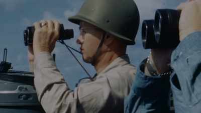 BUT THEY STILL DON'T
KNOW WHERE ENEMY PLANES - The Pacific War in Color
