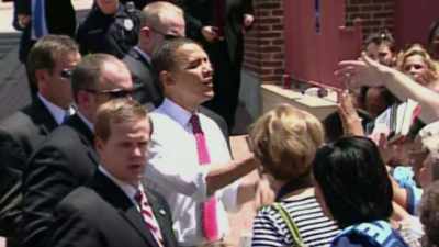 -But those people out there..."
-(INDISTINCT CHATTER) - Obama: In Pursuit of a More Perfect Union