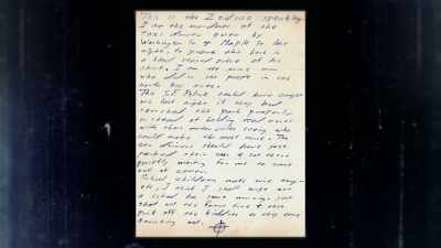 But this time he includes a
physical piece of evidence - Myth of the Zodiac Killer