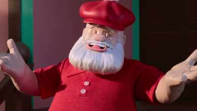 But top heavy, you know,
like, like a big gut, - Santa Inc.