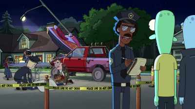 But this town has a real problem
with unexplained high‐concept injuries. - Solar Opposites
