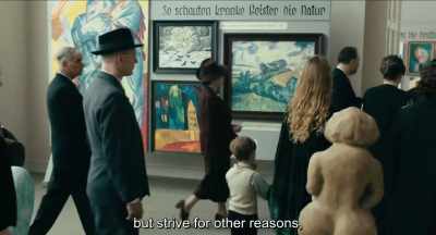 But try for other reasons, - Never Look Away