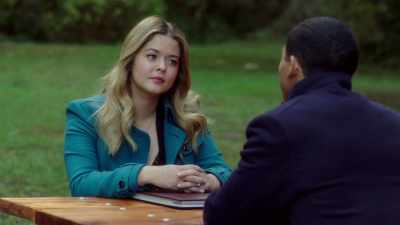 But, uh, she seemed a little
aggressive, don't you think? - Pretty Little Liars: The Perfectionists