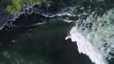 But unlike an ocean break,
this is a never-ending ride... - Epic Yellowstone