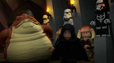 But Vaneé has something
to show the brave pilot. - Lego Star Wars Terrifying Tales