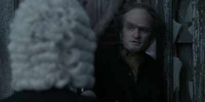 But wait here, for your own safety.
They tend to throw things. - A Series of Unfortunate Events