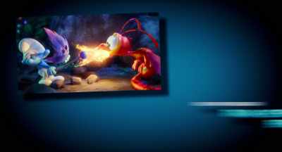 But that walking over the hill
that Gargamel does - Smurfs: The Lost Village