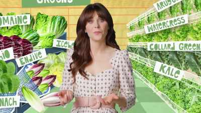But wasting greens doesn't
just make your fridge stink, - What Am I Eating? With Zooey Deschanel