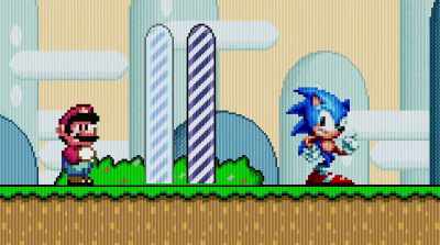 - But while we were going
through the battles with Sega, - Console Wars