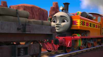 - But we're all going
to San Francisco together. - Thomas & Friends: Big World! Big Adventures! The Movie